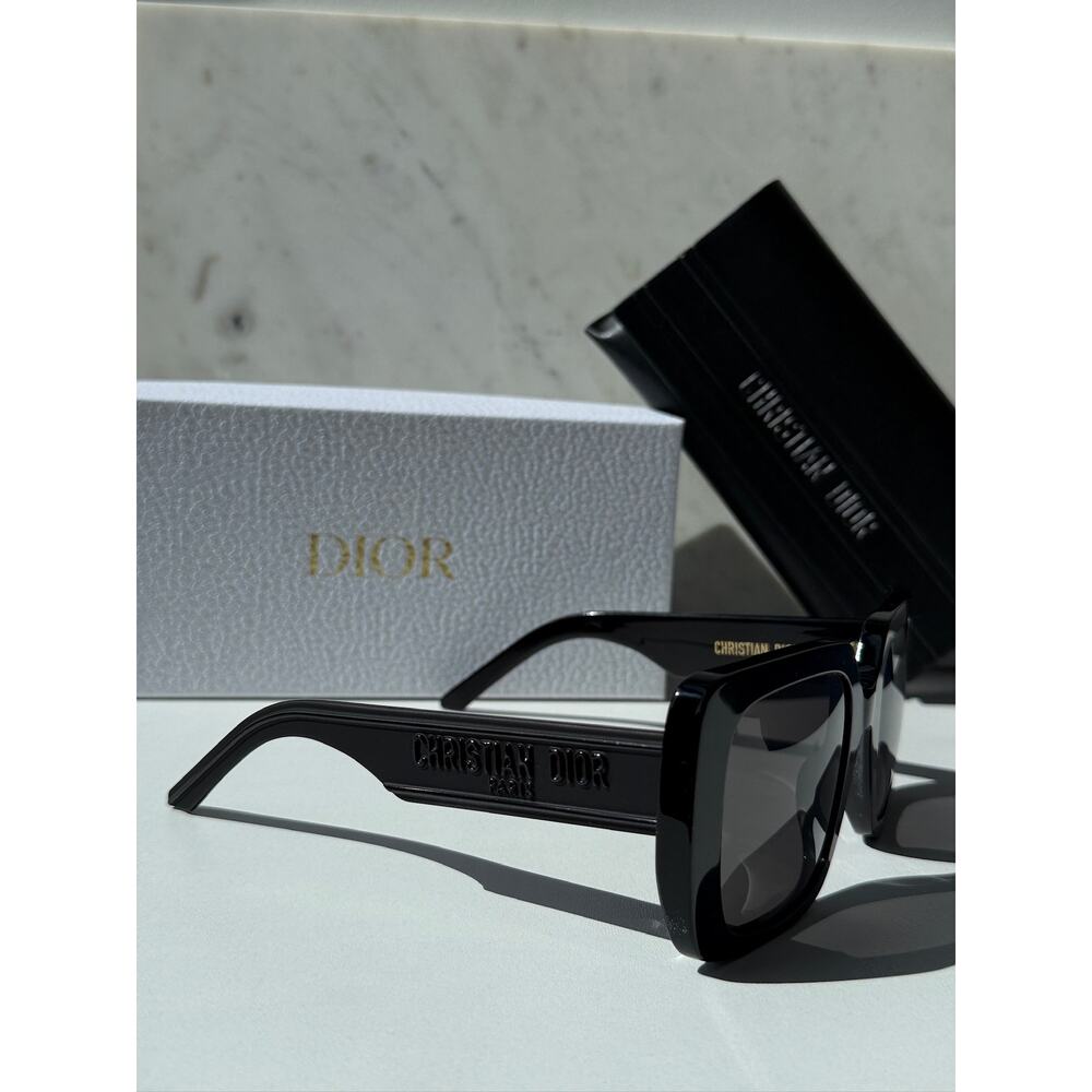 NEW Dior Wildior S3U Oversized Sunglasses in Black - Picture 4 of 9